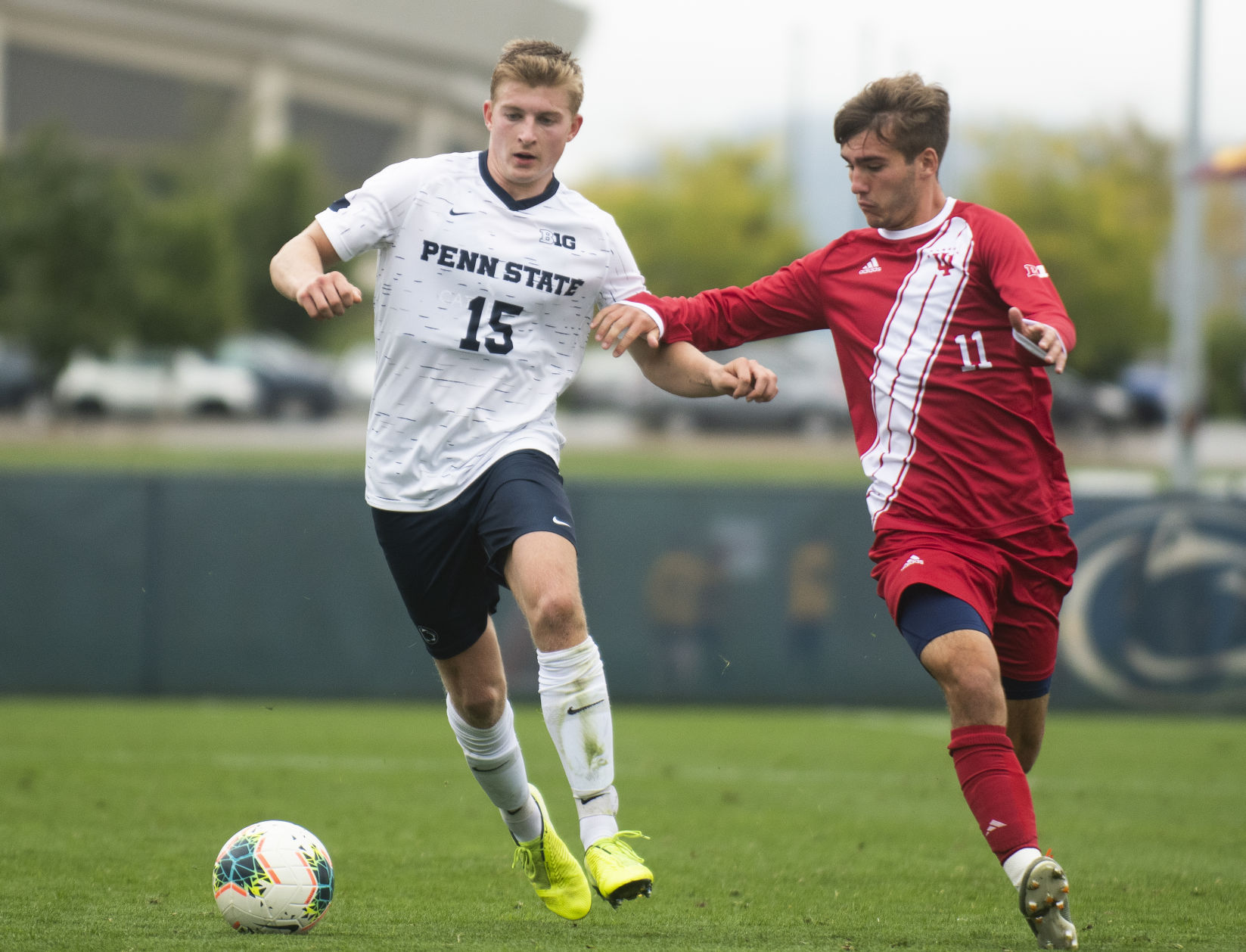 Men's Soccer v. Indiana, Laundree (15) Runs